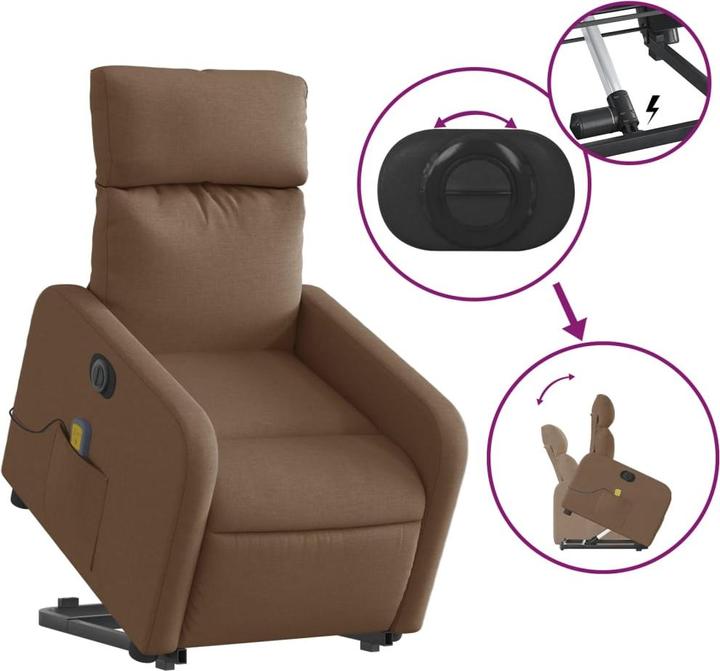 Image du produit vidaXL Massagesessel mit Aufstehhilfe