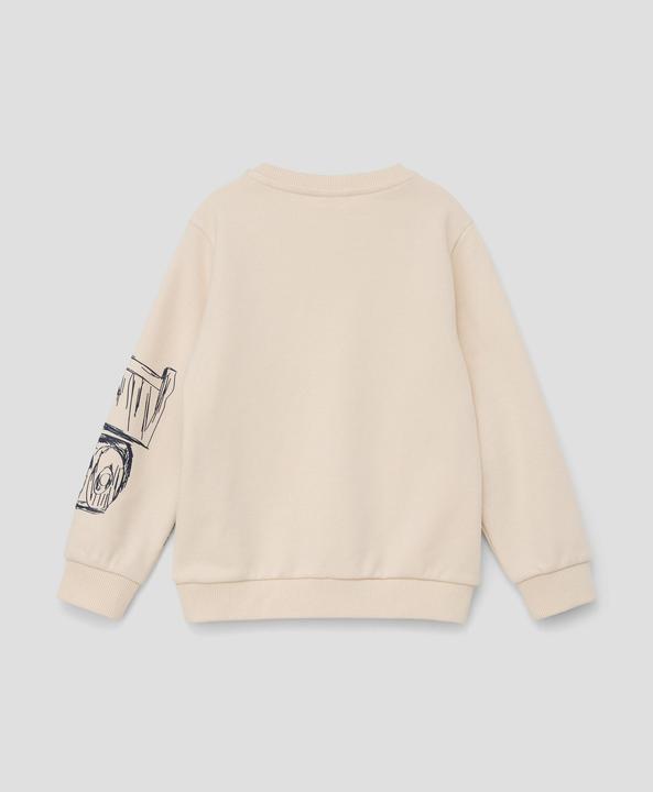 Produktbild s.Oliver Sweatshirt Sweatshirt mit Grafik-Print (116, 122)
