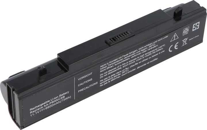 Immagine prodotto AccuCell Batteria Samsung Q318, AA-PB9NC6B, AA-PB9NS6B, AA-PB9NC6W (9 cubicoli, 6600 mAh)