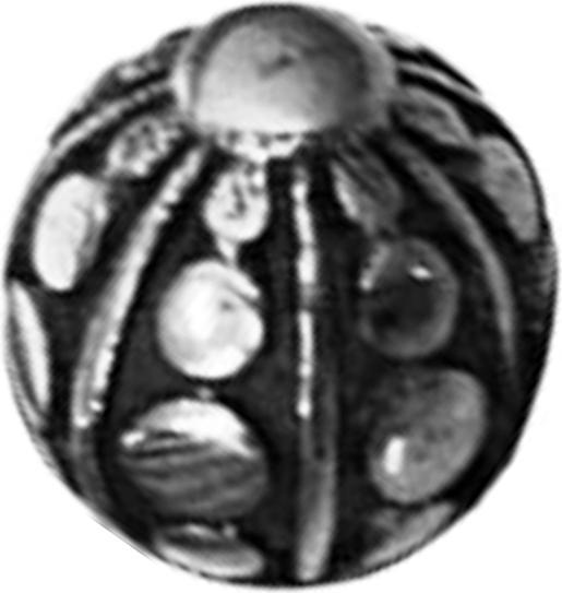 Immagine prodotto Star Piercing Palla punteggiata d'argento (Ottone, Acciaio chirurgico 316L)