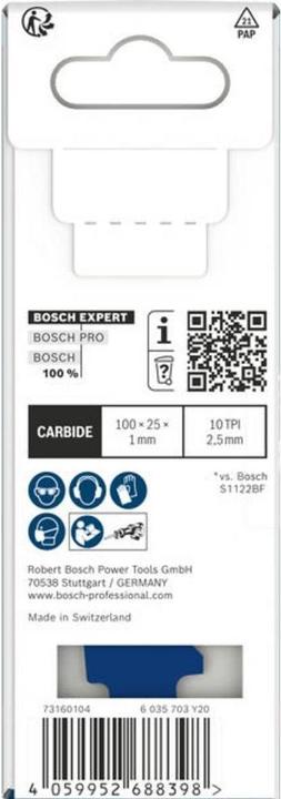 Produktbild Bosch Professional Zubehör EXPERT S555HHC Medium-Thick Tough Metal Säbelsägeblatt