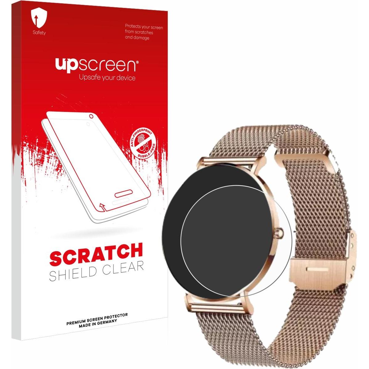 upscreen Scratch Shield Displayschutz, Smartwatch Schutzfolie, Transparent
