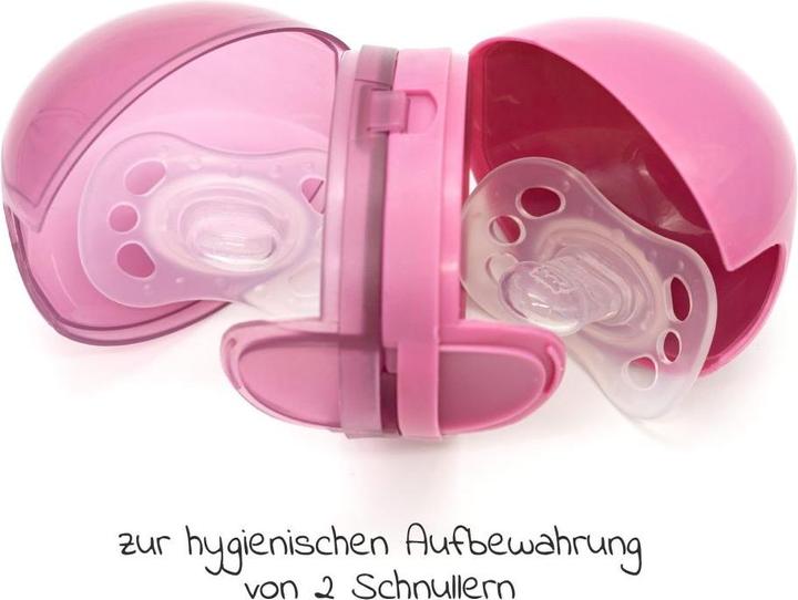 Produktbild MiaMia Schnullerboxen Schnullerbox Duo - Beere