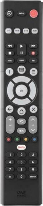 Actual product image One for All Essence Basic 4 (Universal remote control, Infrared)