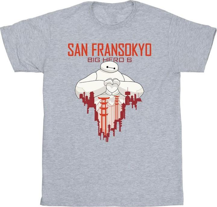 Produktbild Disney Big Hero 6 Baymax San Fransokyo Heart TShirt (L)