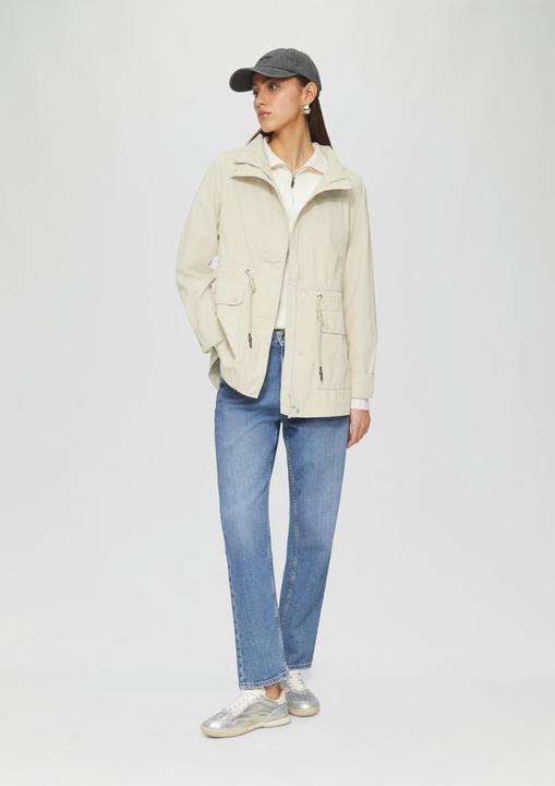 Actual product image S.Oliver Outdoor-Jacke Baumwolljacke mit Tunnelzug in der Taille (S)
