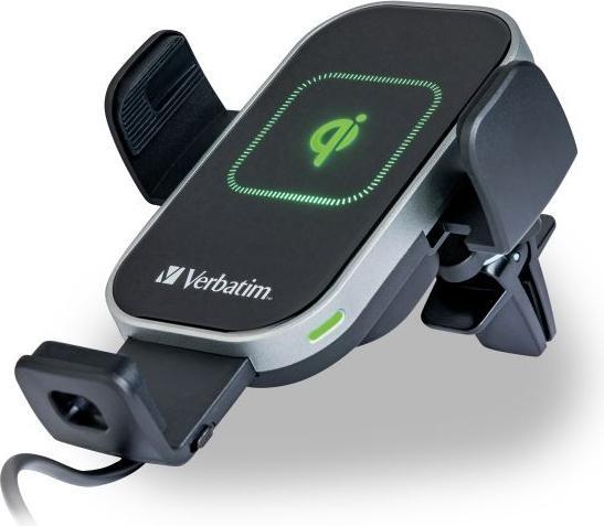 Actual product image Verbatim Fast Qi Fast Wireless Car Charger USB-C 15W FWC-03 Pro