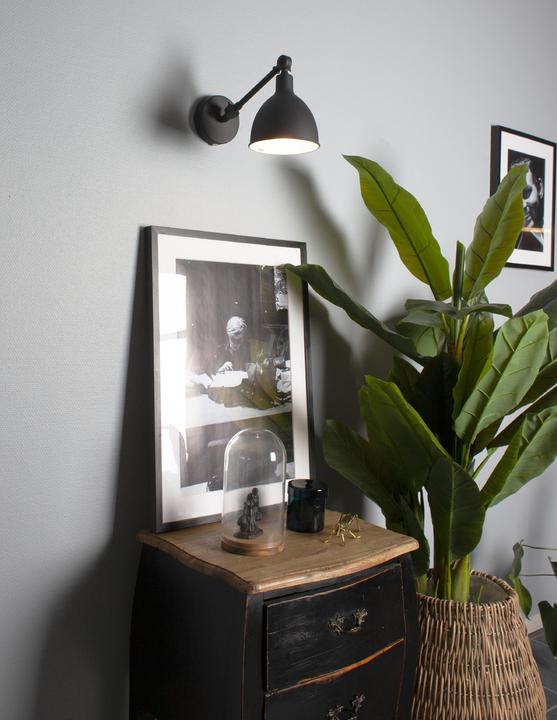 Actual product image By Rydens Bazaar mini wall lamp with plug black (E27)