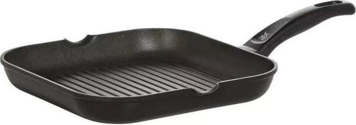 Produktbild WMF Grillpfanne eckig Steakpfanne Pfanne 27cm Aluminium beschichtet PFOA-frei (27.27 cm, Grillpfanne, Aluminium)