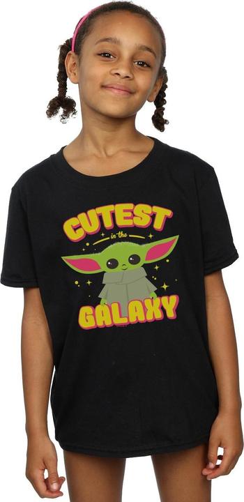 Produktbild Star Wars The Mandalorian Cutest In The Galaxy TShirt Mädchen (104)