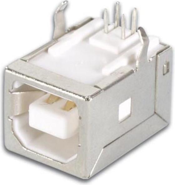 Produktbild Velleman USB B-BUCHSE, 'SINGLE CONNECTOR 90°', PCB-MONTAGE