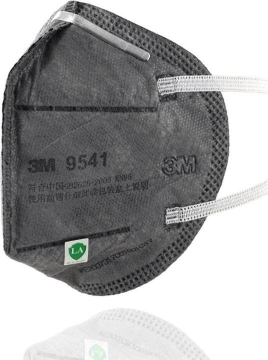 Actual product image 3M 25x 9541 Respirator, KN95 Standard (KN95, 25 x)