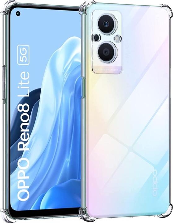 Actual product image Screenguard Crystal Soft Airbag Bumper (Oppo Reno 8 Lite 5G)