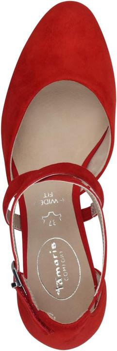 Actual product image Tamaris COMFORT Essentials Dames Pumps - RED SUEDE - Maat 38 (38)