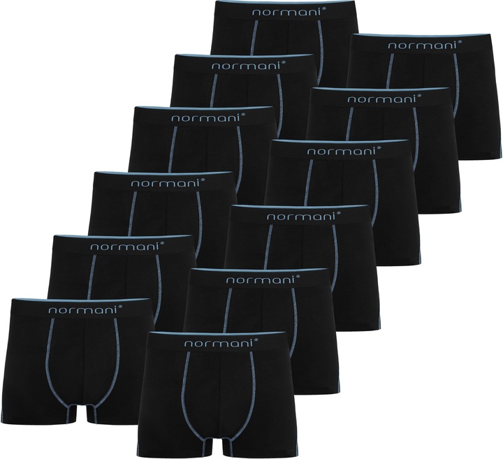 Image du produit Normani 12 x Herren Baumwoll-Boxershorts (L, paquet de 12)
