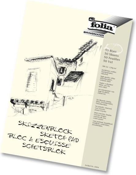 Produktbild Folia Skizzenblock (A4, Blanko, Weicher Einband)