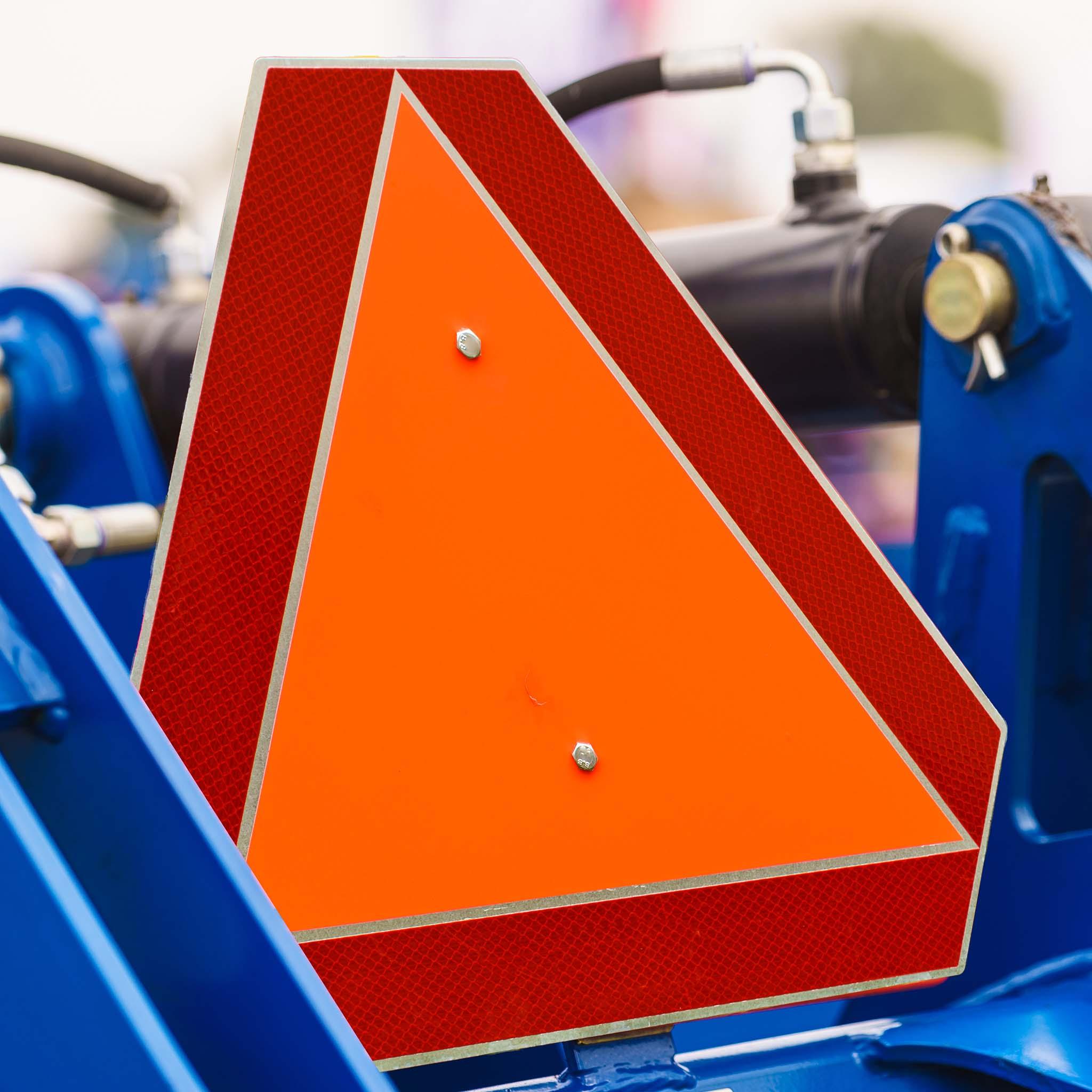 Thumbnail - Wiltec, Pannenhilfe, reflektierende Warntafel bis 40km/h Warnschild Heck Kennzeichnungstafel