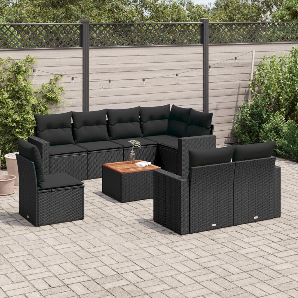 Thumbnail - VidaXL, Gartenlounge, 10-tlg. Garten-Lounge-Set mit Kissen
