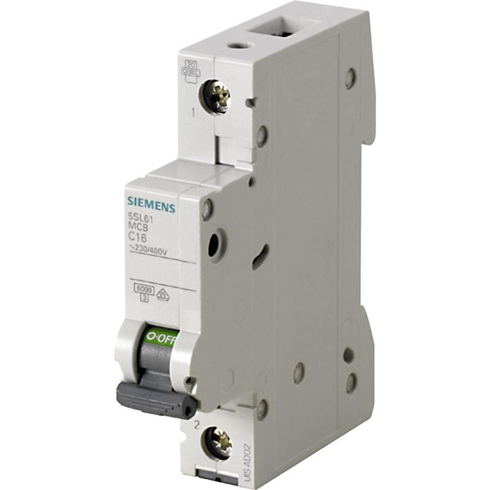 Siemens, Schutzschalter, SIEM 5SL6140-7 Leitungsschutzschalter 230/400V 6kA, 1pol. C