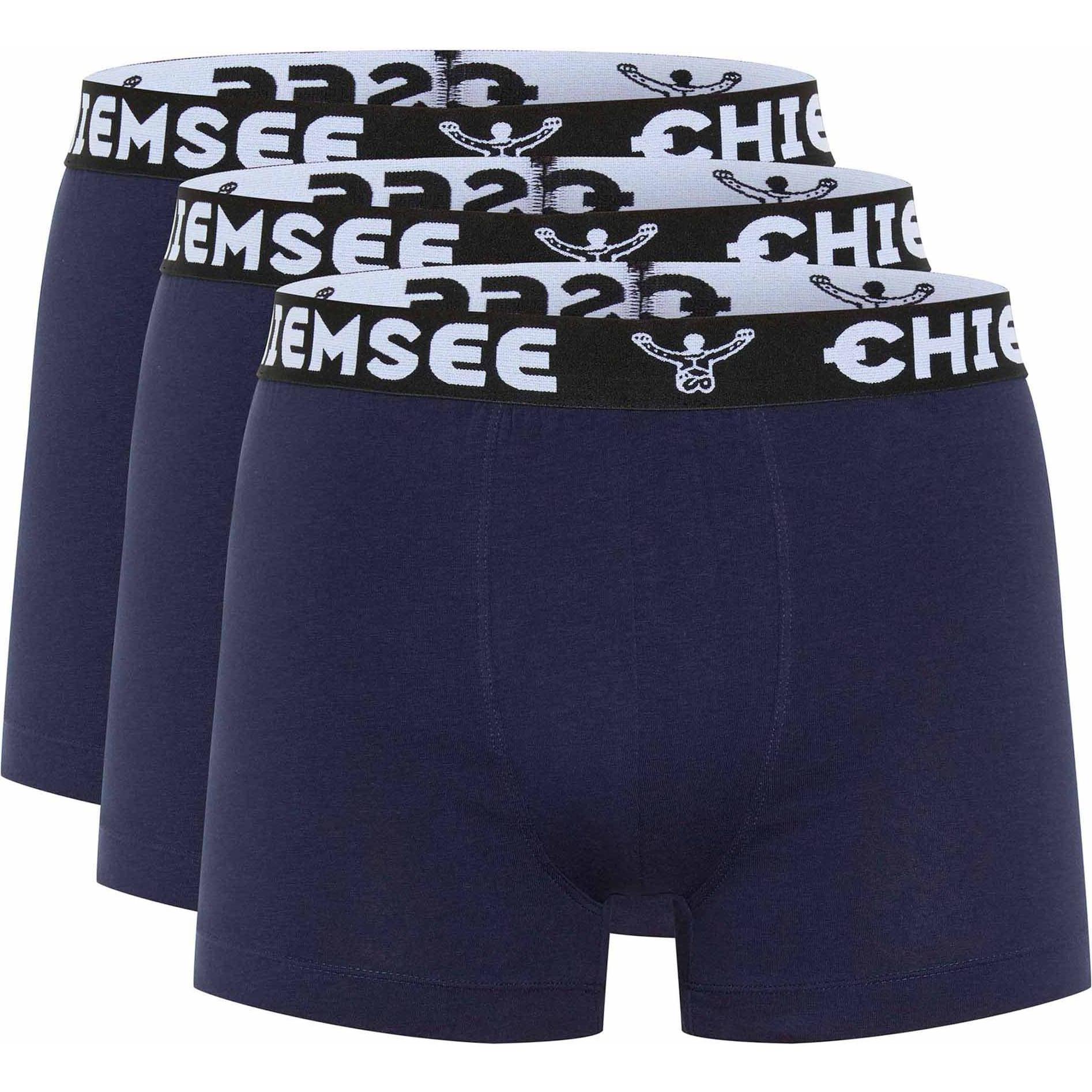 Chiemsee, Herren, Unterhosen, Boxer Briefs, Regular Fit 3P, Blau, (XL, 3er Pack)