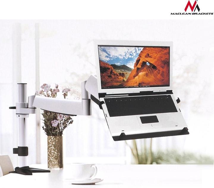 Actual product image Maclean MC-764 - Laptop Holder, black, 240 to 420 mm