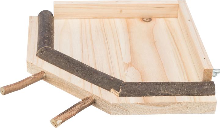 Trixie Landing area with perches, wood, 19 × 19 cm