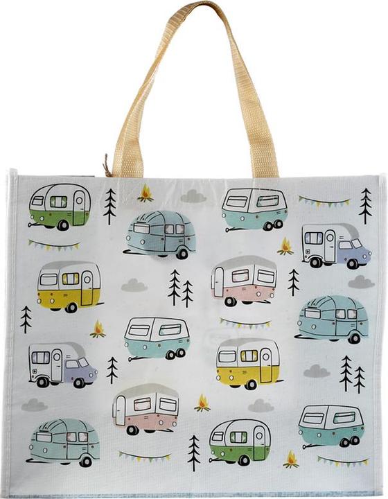 Puckator Wohnwagen wiederverwendbare Einkaufstasche Recycelte Plastikflaschen RPET