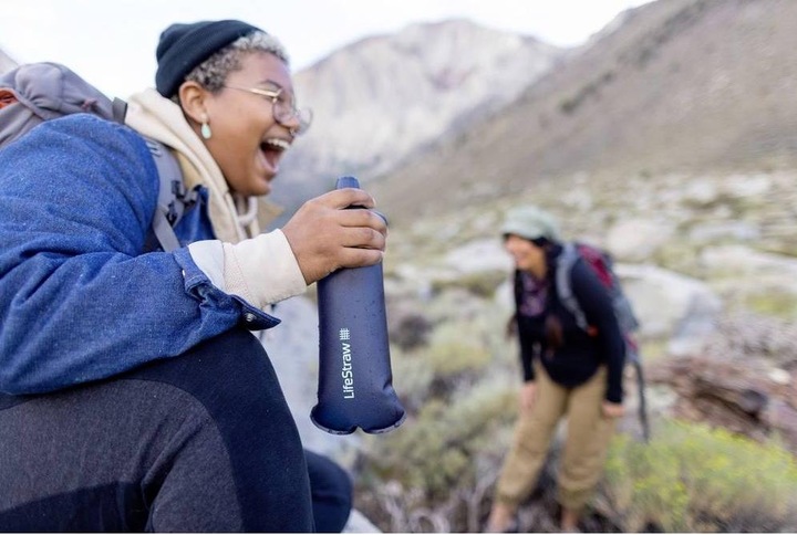 Image du produit LifeStraw Bouteille Peak Squeeze 1L (bleu)