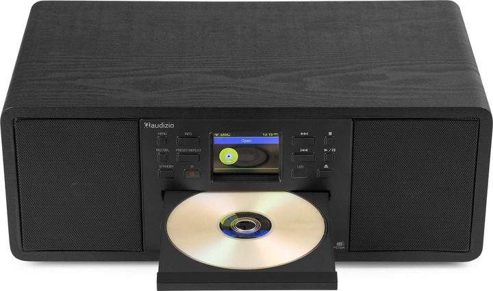 Produktbild Audizio DAB+ Radio Avola Schwarz, Radio Tuner: FM, DAB+ (FM, DAB+, Bluetooth, WLAN)