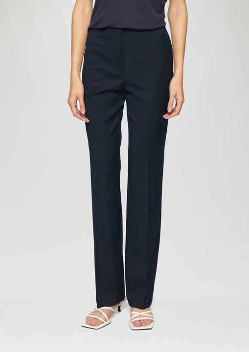 Image du produit S.Oliver Hose Fein gepunktete Straight-Leg-Hose (40)