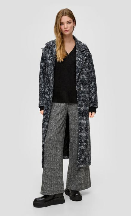 Produktbild s.Oliver Strickpullover Strickpullover mit V-Ausschnitt (S, XS)