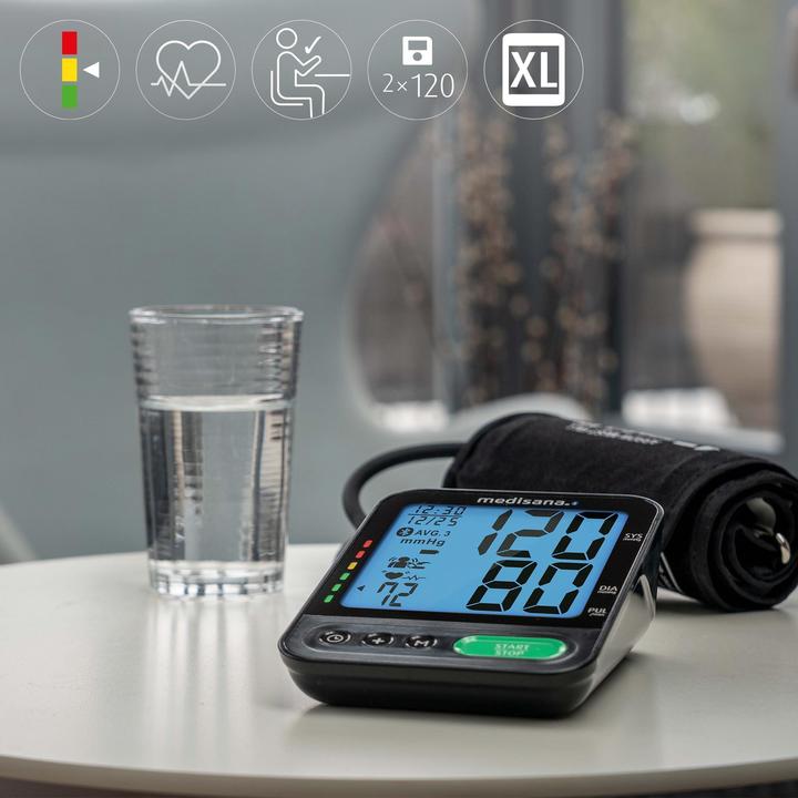 Produktbild Medisana BU 580 connect Oberarm-Blutdruckmessgerät grosse Manschette 23-43 cm