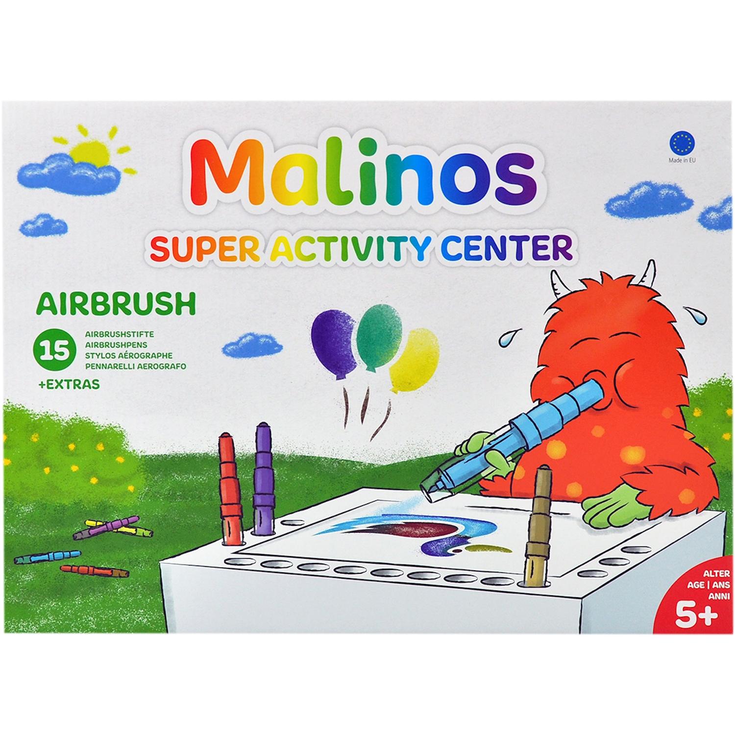 Thumbnail - Malinos, Malstifte, Blopens Airbrush-Stifte (Mehrfarbig, 15 x)