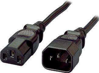 Produktbild equip Kaltgeräteverl.-Kabel IEC C14 -> IEC C13 St/Bu 1,80m (1.80 m)