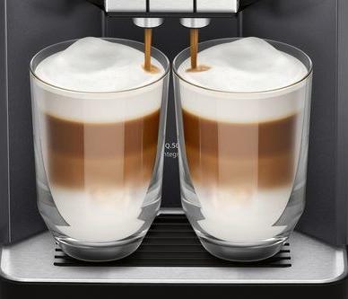 Actual product image Siemens Superautomatic espresso machine with milk container