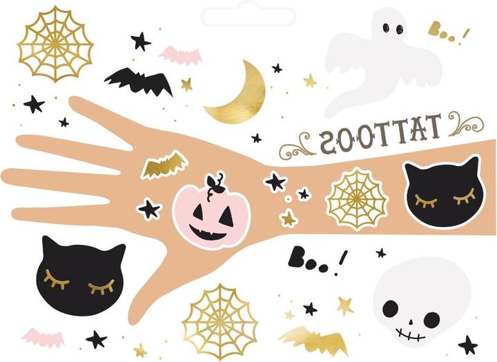 Actual product image Partydeco Tattoos washable mix