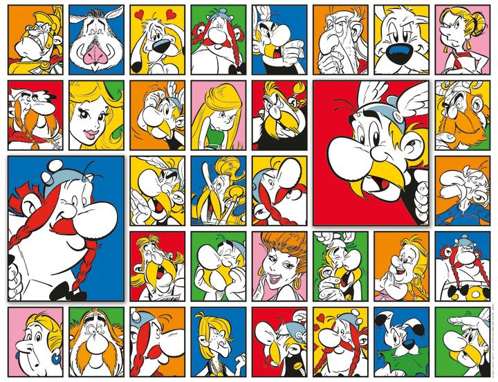 Produktbild Nathan Puzzle 2000 pieces Portraits - Asterix (2000 Teile)