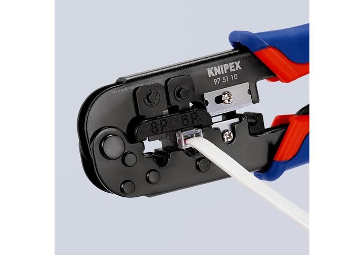 Produktbild Knipex Crimpzange für Westernstecker (190 mm)