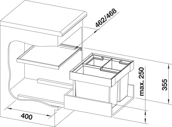 Immagine prodotto Blanco Flexon II 50/3 (35 l)