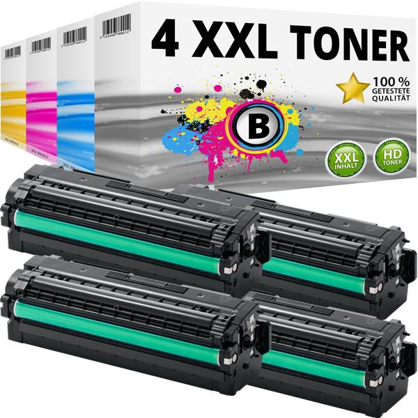 Druckfuxx 4x TONER für SAMSUNG CLP680DW CLP680ND CLX6260FD CLX6260FR CLX6260FW C