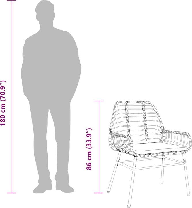 Image du produit vidaXL Garten Essgruppe