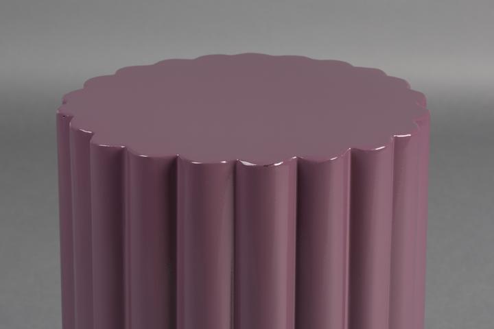 Actual product image Dutchbone Camila Stool Plum