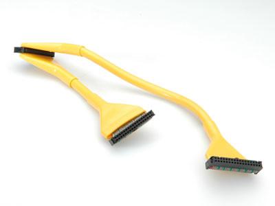 Produktbild Roline Floppy Rundkabel, gelb, 48cm (LSOH, CAT7, 0.50 m)