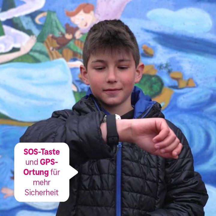 Produktbild Telekom Smartwatch für Kinder mit SOS-Funktion, GPS, Face ID und SIM-Karte