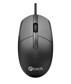 Produktbild C-Tech WM-10 Mouse, Black, USB (Kabelgebunden)