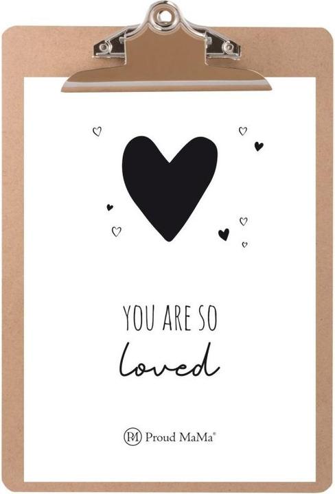 Actual product image Proud MaMa Card with clipboard, You Are So Loved