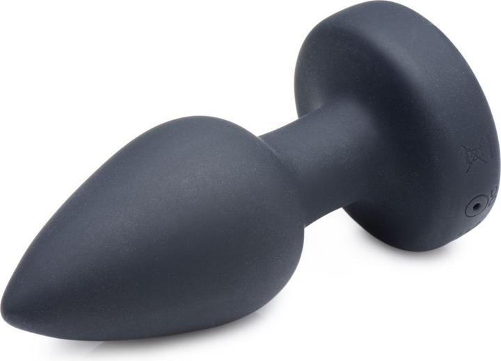 Actual product image XR Brands Silicone Vibrating LED Plug