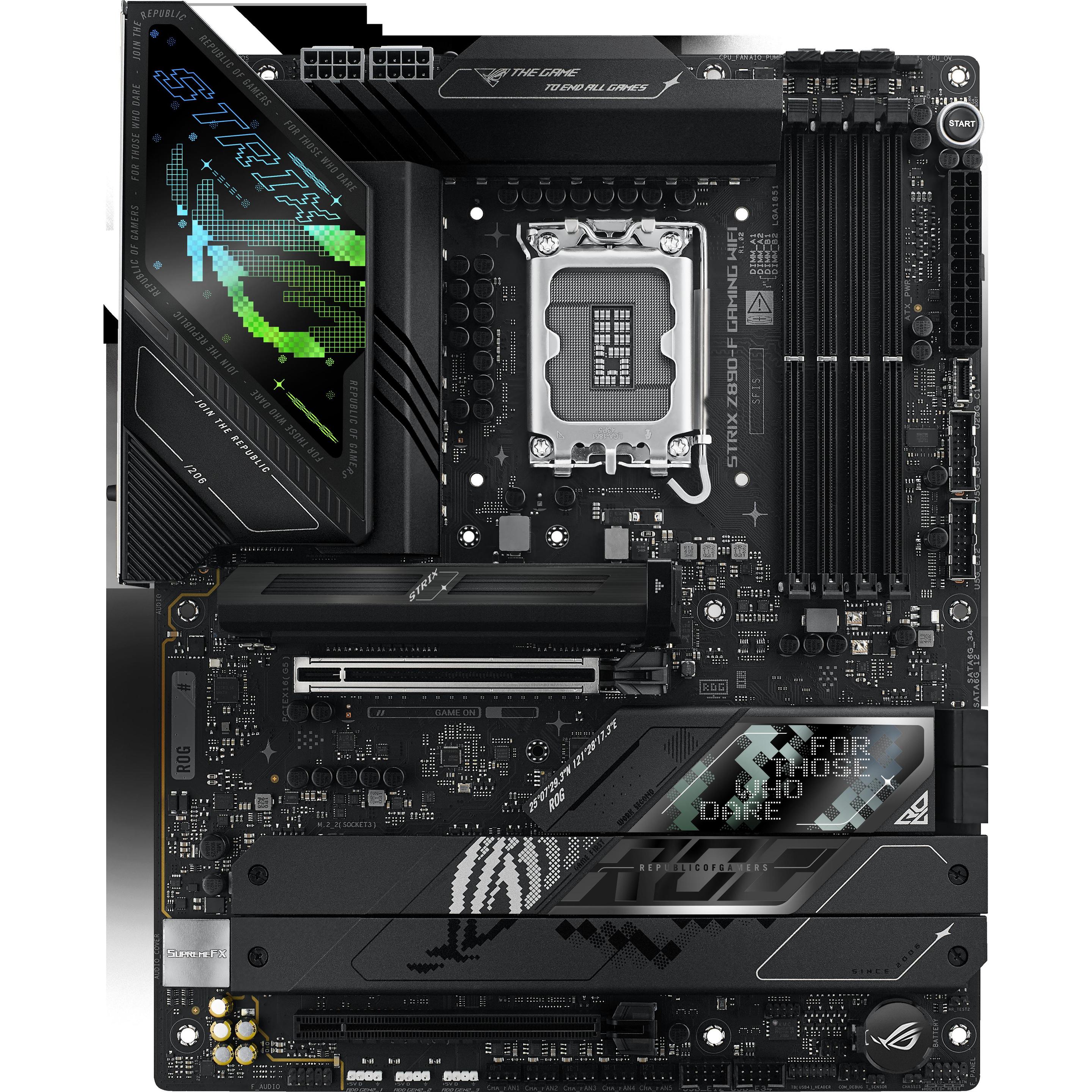 ASUS ROG STRIX Z890-F GAMING WiFi (LGA 1851, Intel Z890, ATX), Mainboard