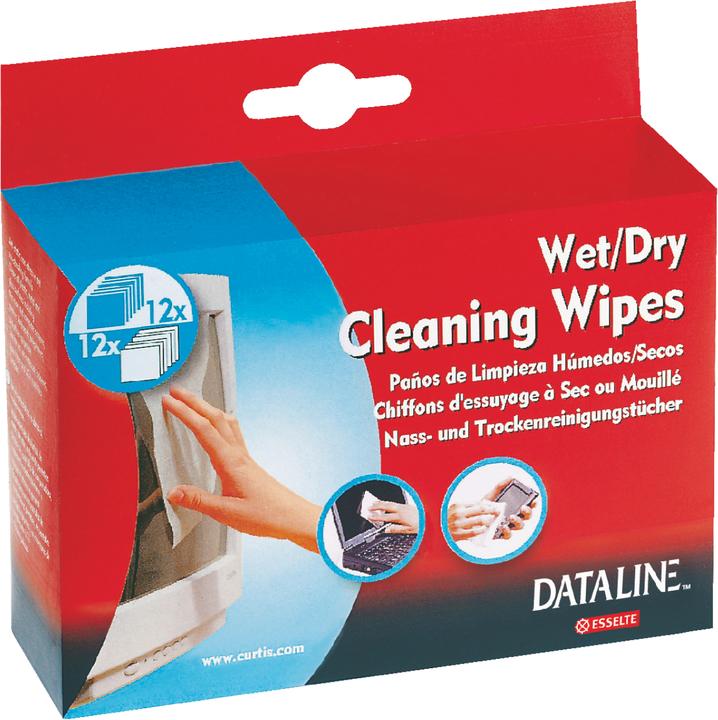 Actual product image Esselte Wipes wet & dry for screen cleaning (24x)