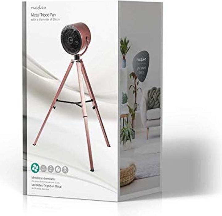 Produktbild Nedis Standventilator 25 cm - pink